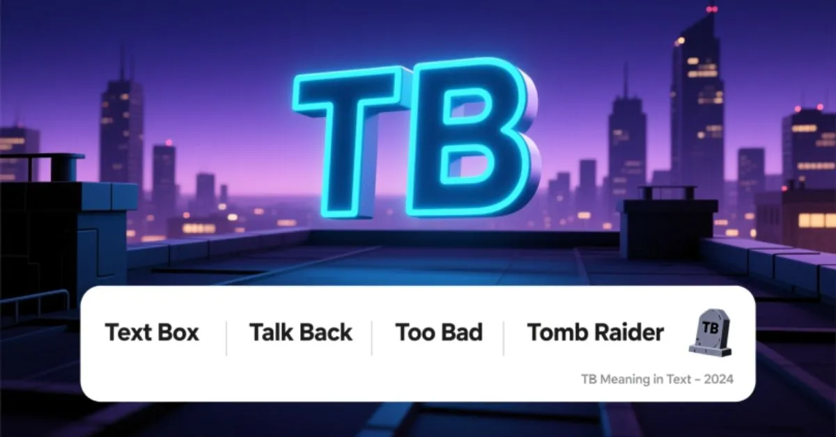 What Does TB Mean in Text