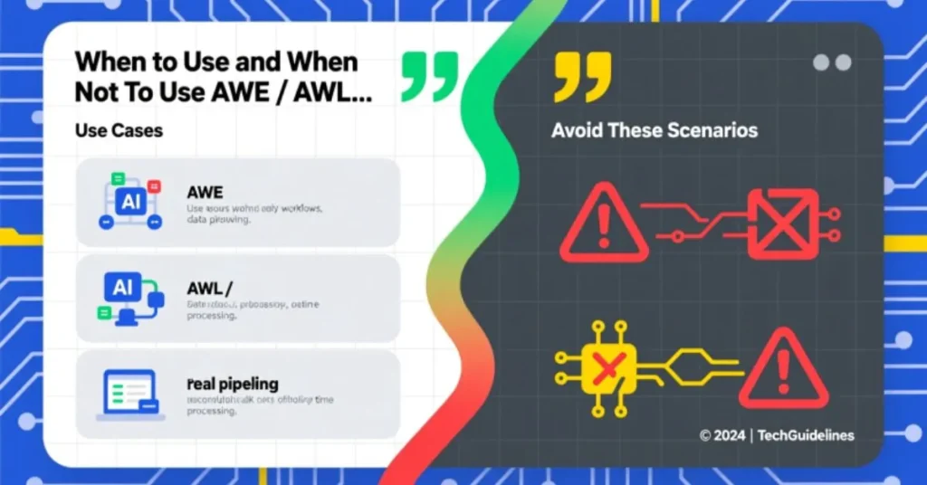 When to Use and When Not to Use AWE / AWL