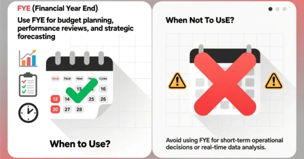 🕓
When to Use and When Not to Use FYE