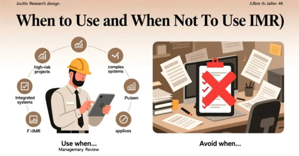 When to Use and When Not to Use IMR