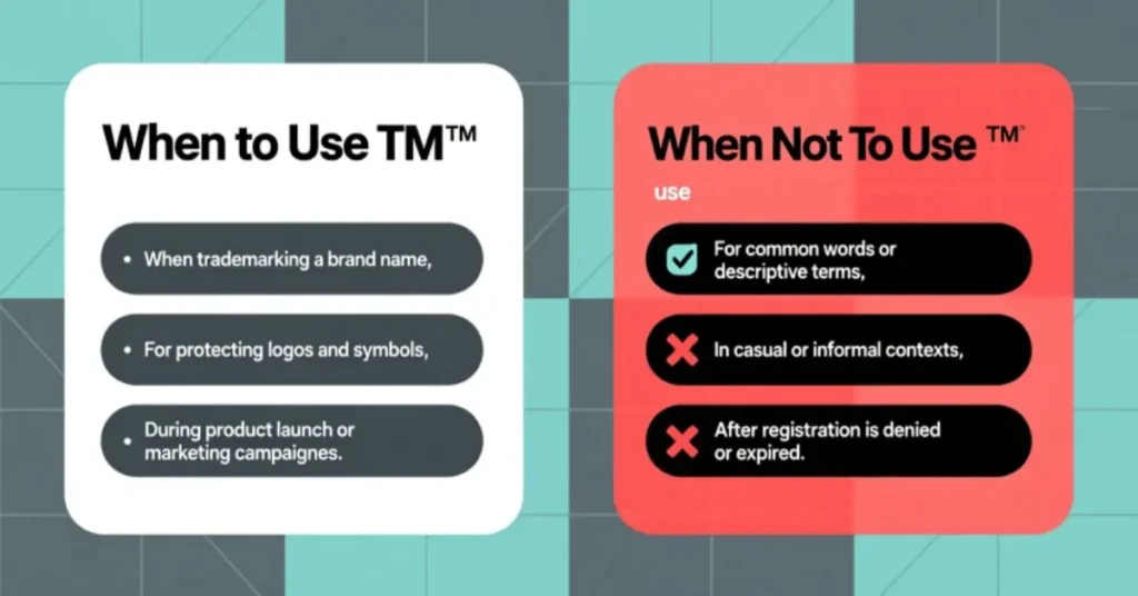 When to Use and When Not to Use TM