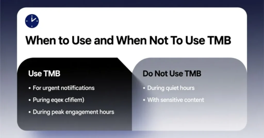 When to Use and When Not to Use TMB