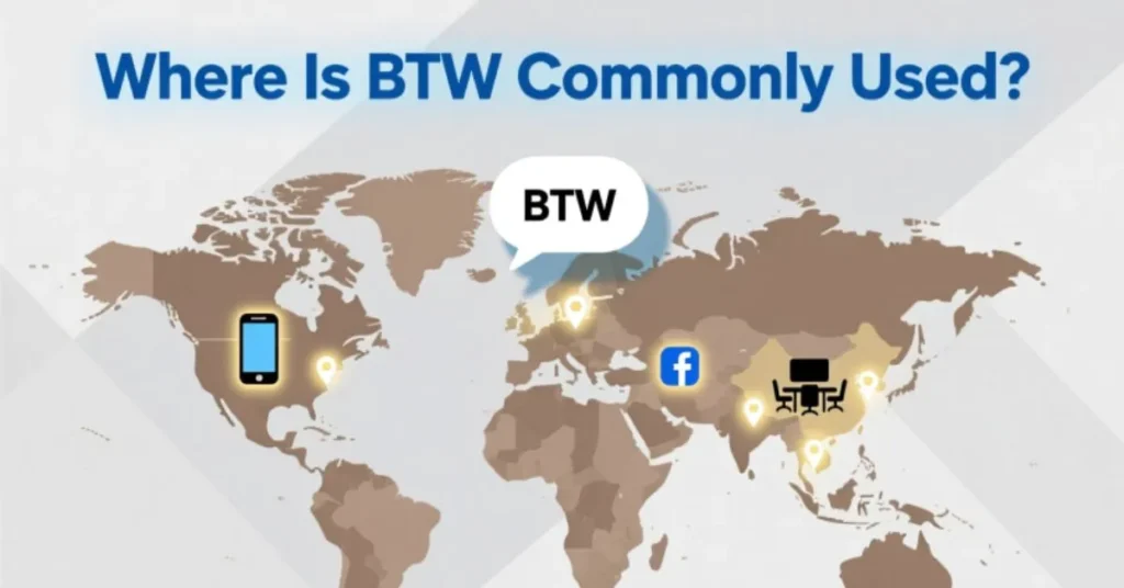 Where Is BTW Commonly Used?