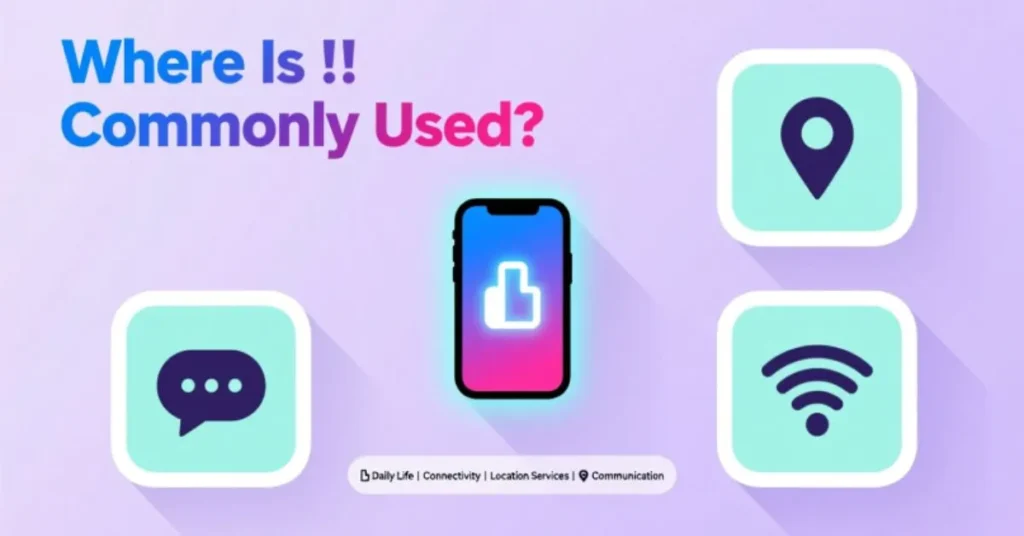 Where Is !! Commonly Used