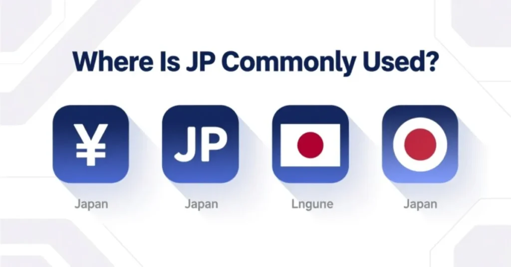 Where Is JP Commonly Used?