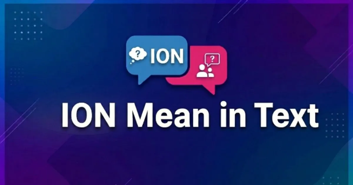ION Mean in Text