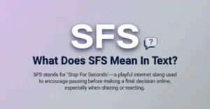 SFS Mean In Text