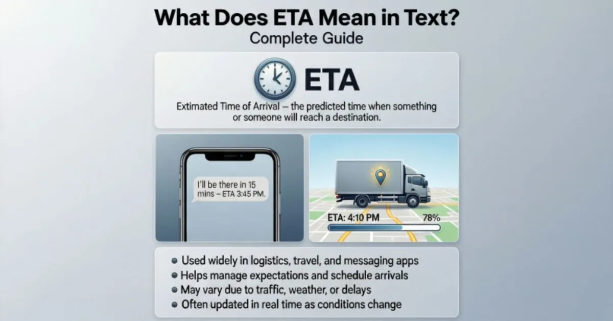 What Does ETA Mean in Text