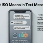 What ISO Means in Text Messages