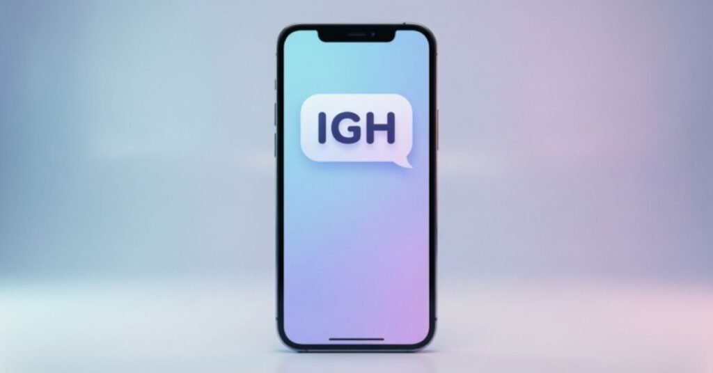 Where Is What Does IGH Mean in Text Commonly Used?