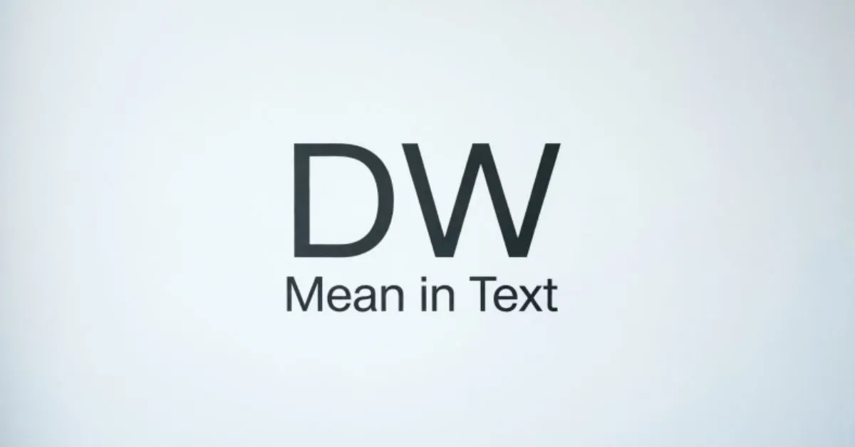 DW Mean in Text