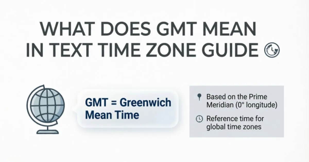 GMT Mean in Text