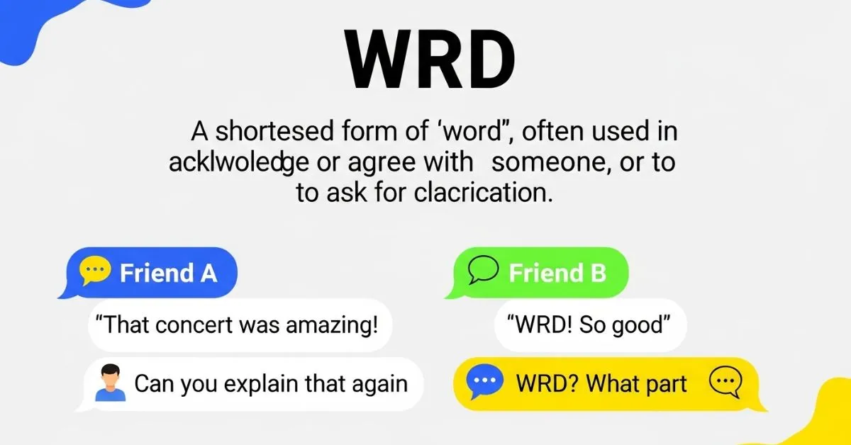 WRD Mean in Text
