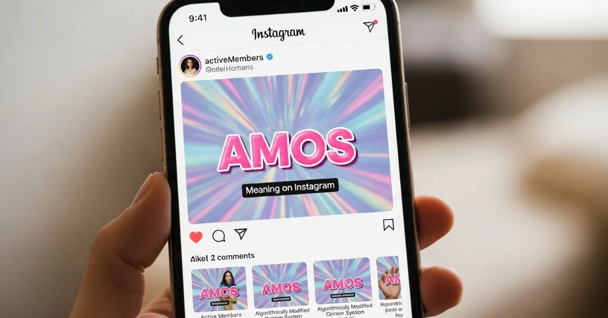 AMOS Meaning on Instagram