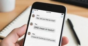 DND Mean in Texting
