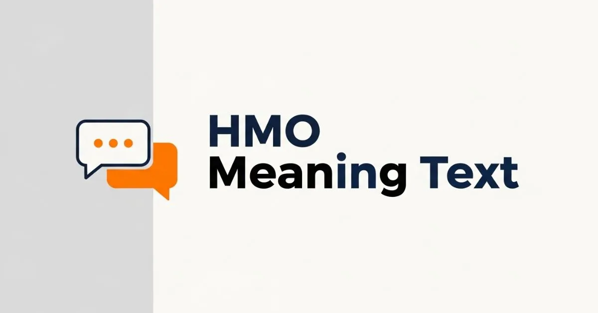 HMO Meaning Text