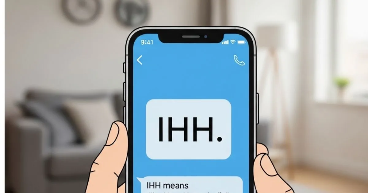 IHH Means in Text