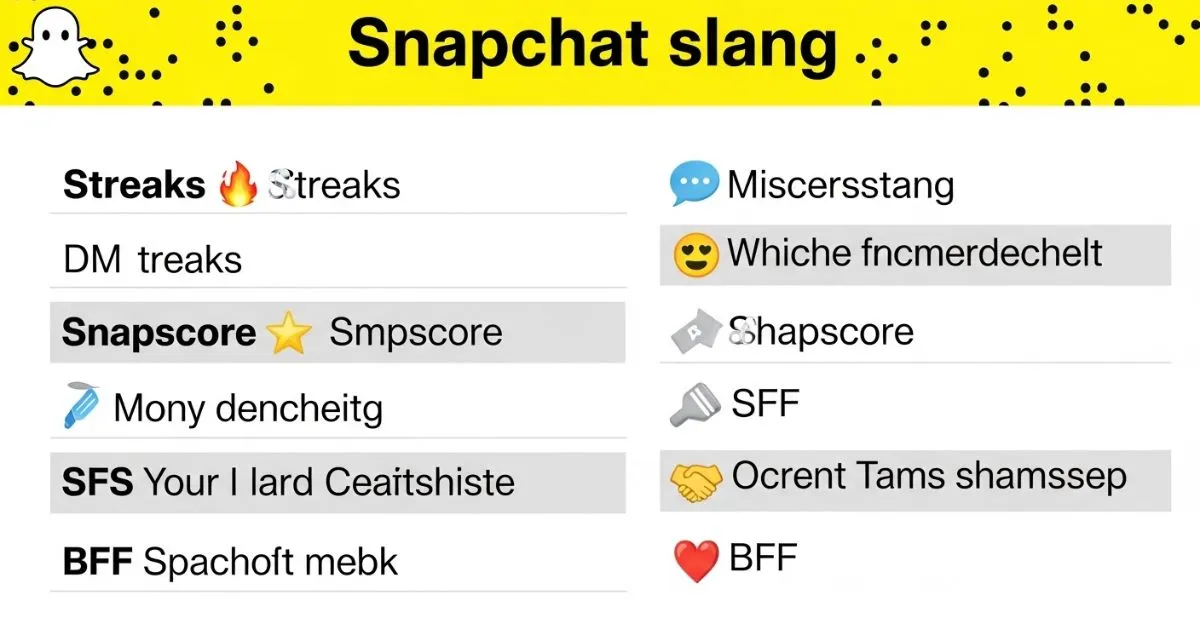 Snapchat Slang Meanings