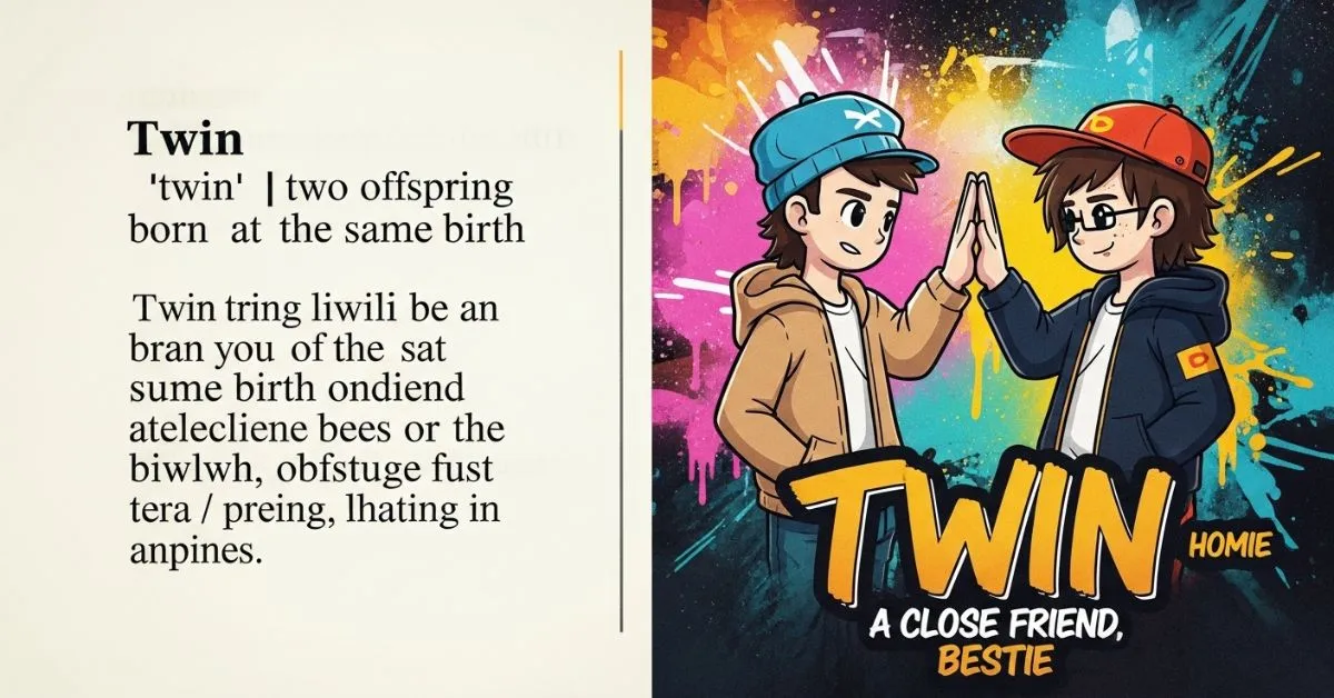 Twin Slang Meaning