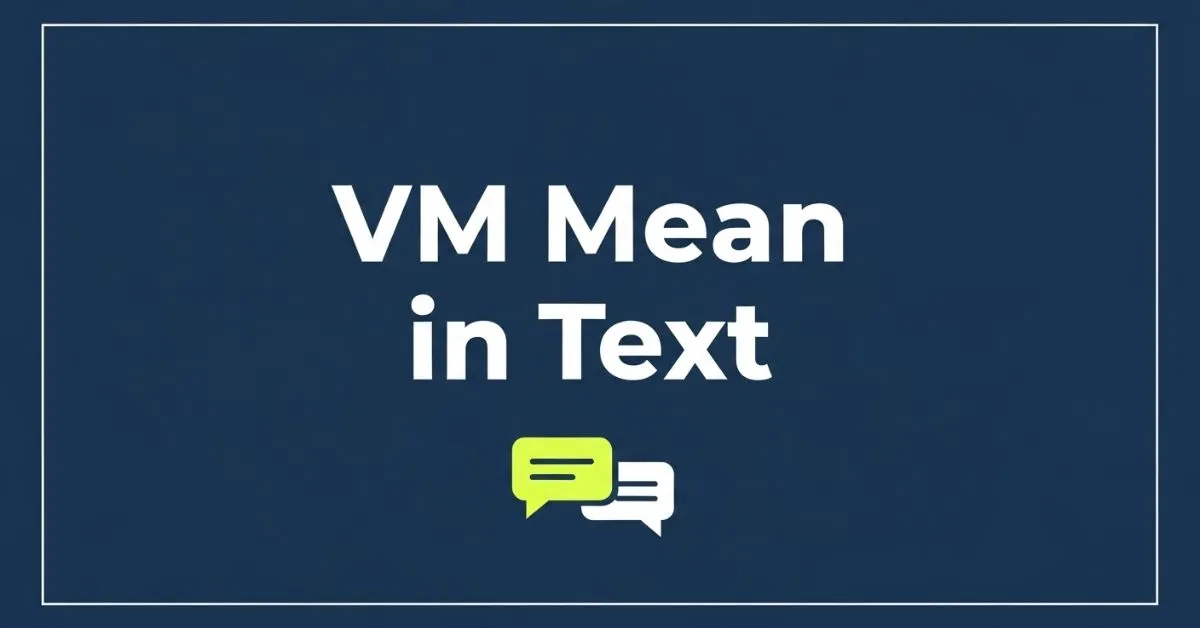 VM Mean in Text