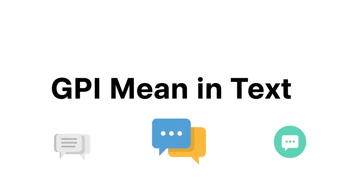 GPI Mean in Text