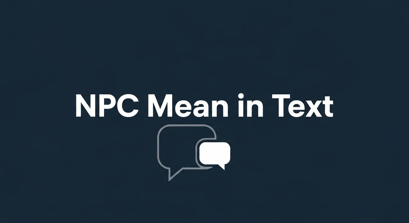 NPC Mean in Text