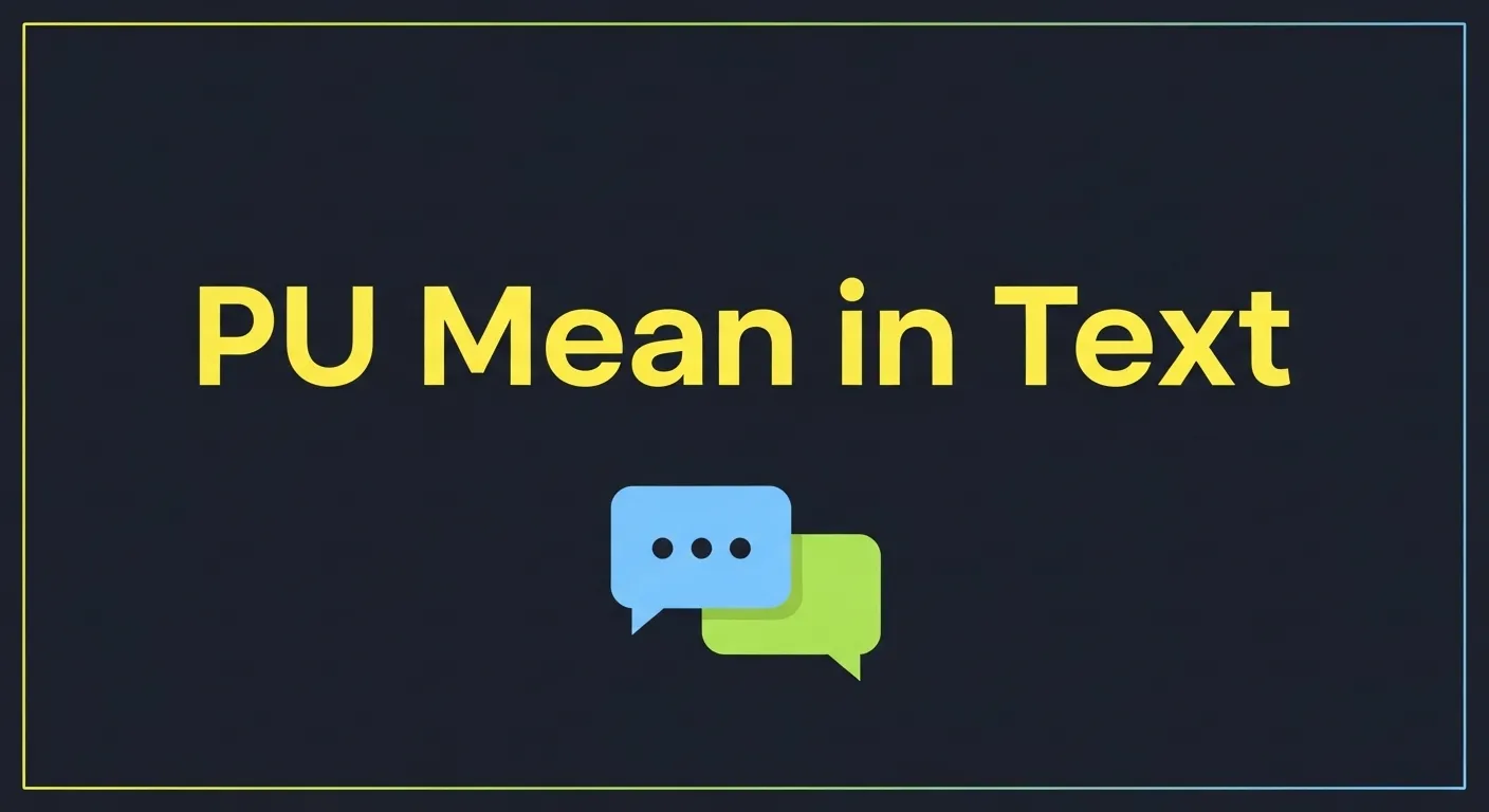 PU Mean in Text