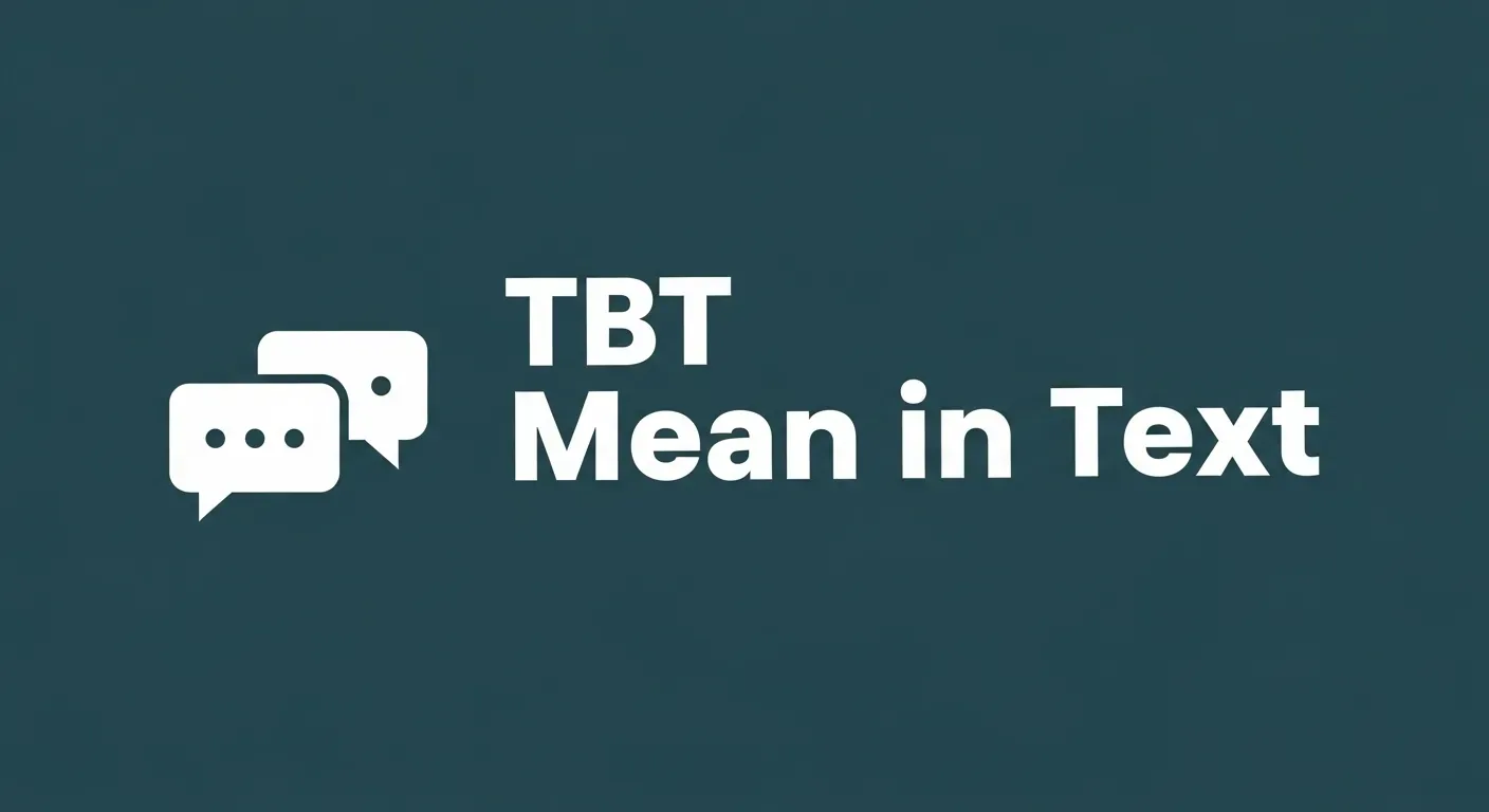TBT Mean in Text
