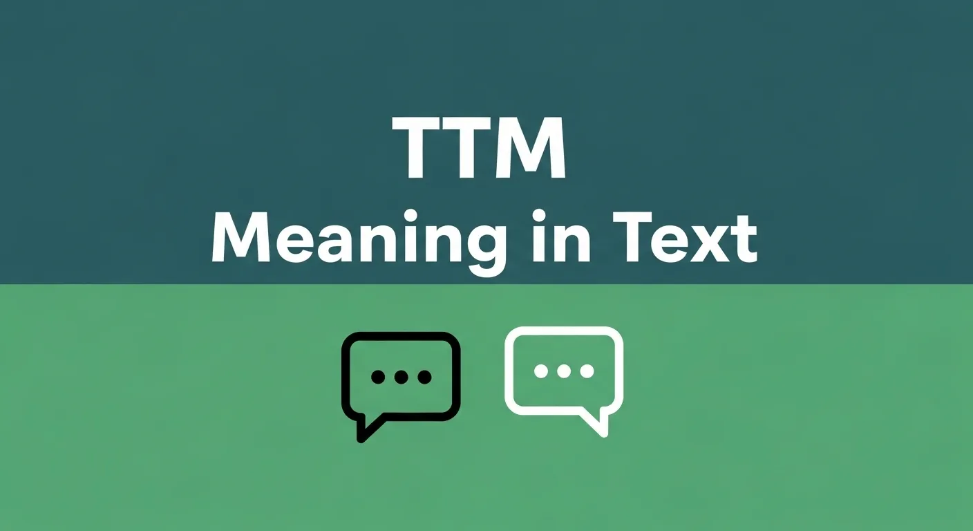 TTM Meaning in Text