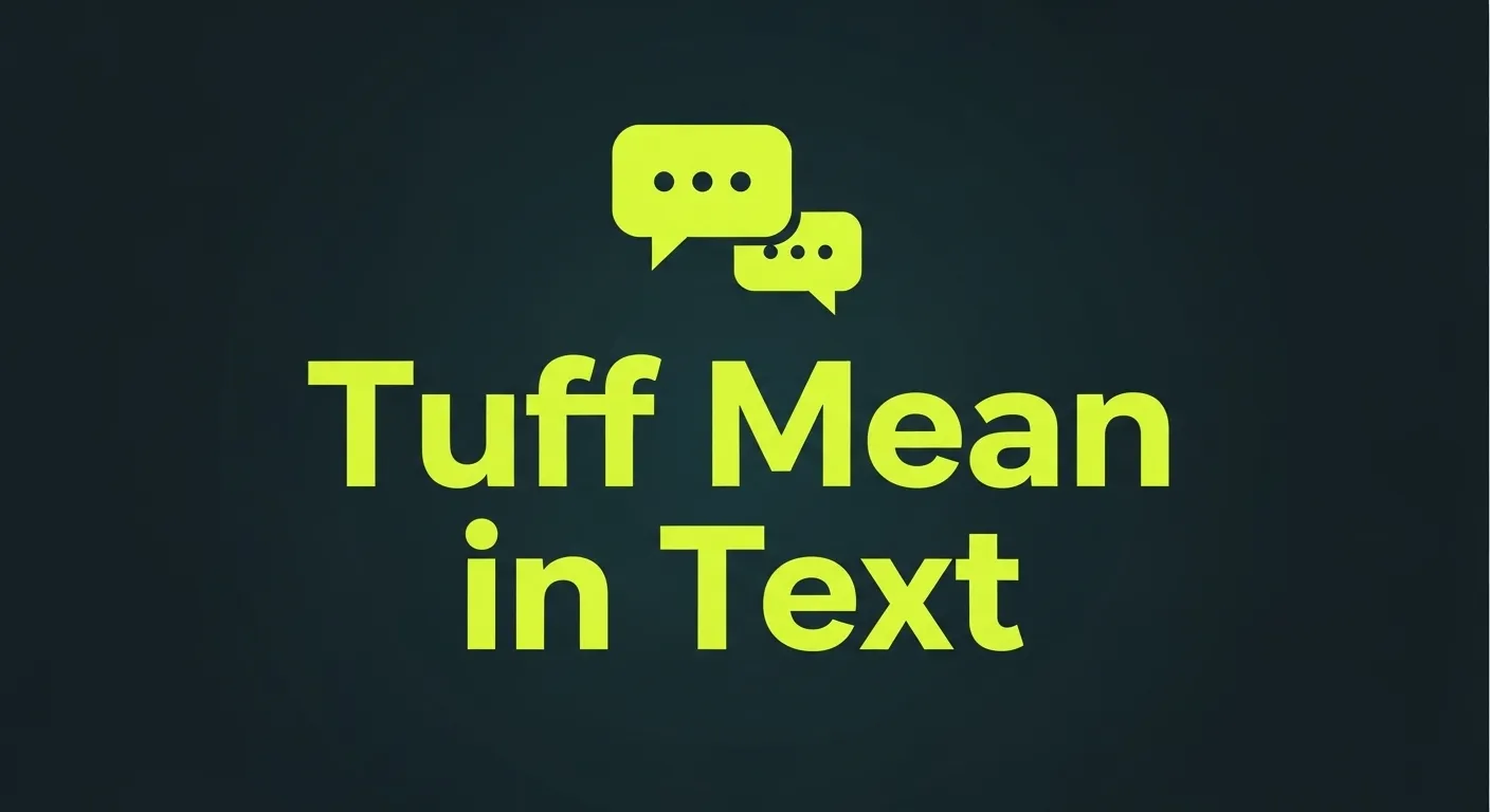 Tuff Mean in Text