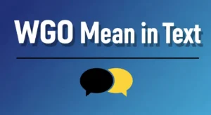 WGO Mean in Text