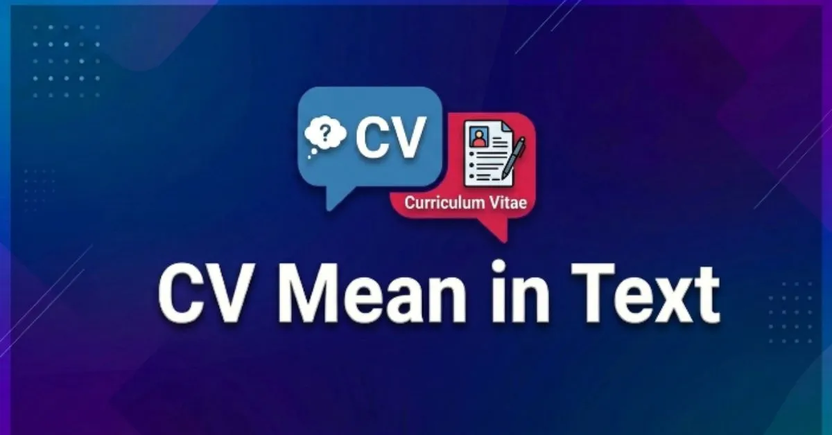 CV Mean in Text