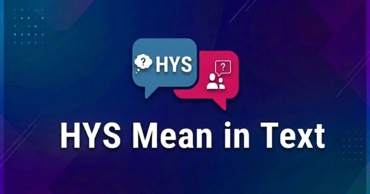 HYS Mean in Text