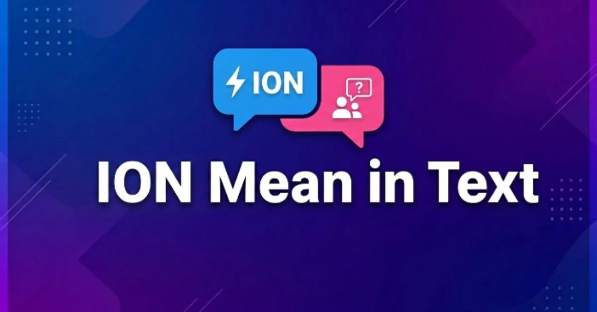 ION Mean in Text