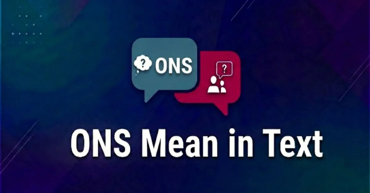 ONS Mean in Text