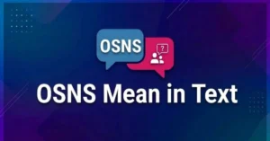 OSNS Mean in Text