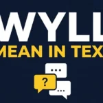 WYLL Mean in Text