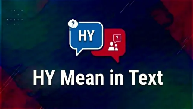 HY Mean in Text