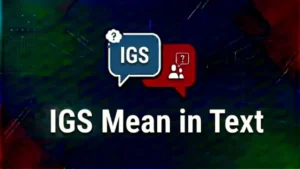 IGS Mean in Text