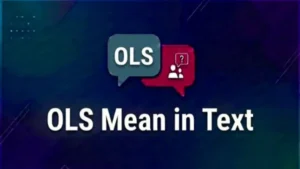 OLS Mean in Text