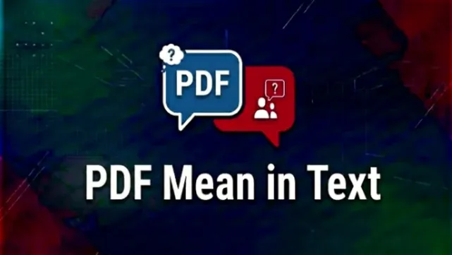 PDF Mean in Text