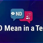 What ND Mean in Text