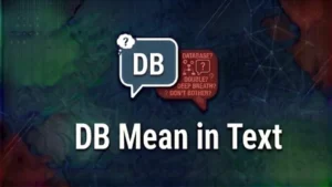 DB Mean in Text